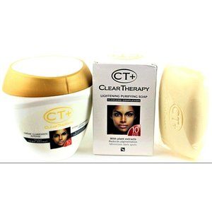 CT+ CLEAR THERAPY EXTRA LIGHTENING CREAM JAR 400ml  AND SOAP *BRAND NEW*